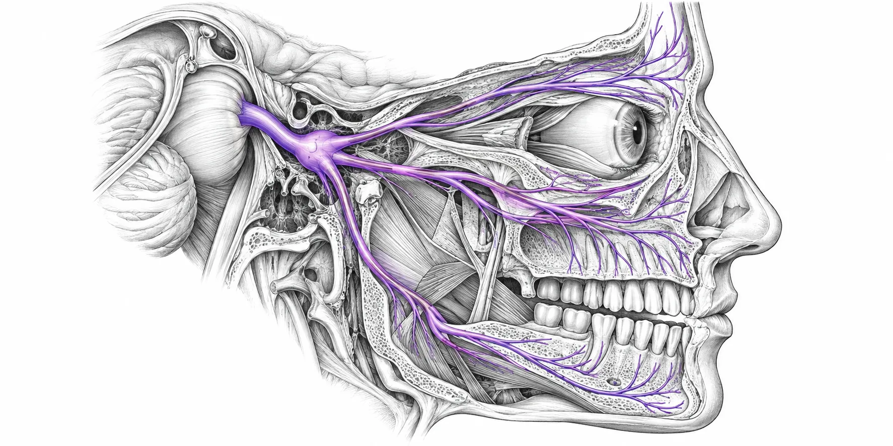 Névralgie du trujumeau anatomie 3 branches Névralgie du trujumeau anatomie 3 branches