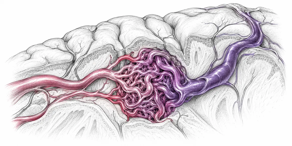 mav cerebrale nidus connexion arterioveineuse mav cerebrale nidus connexion arterioveineuse