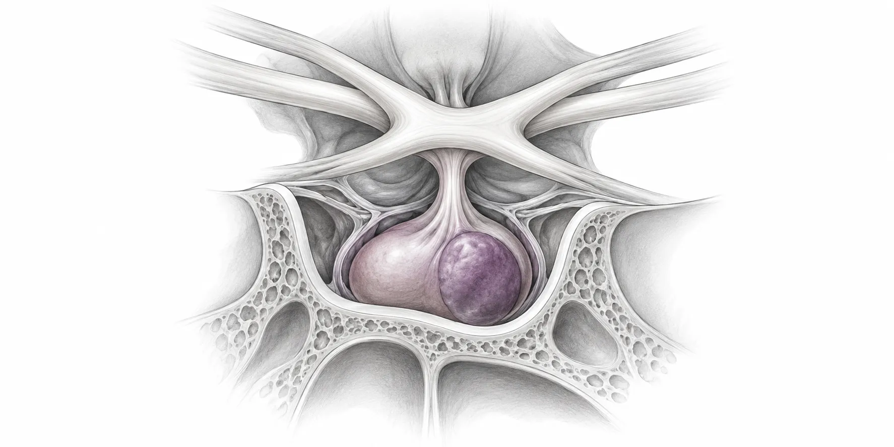 Adénome hypophysaire et proximité du chiasma optique Adénome hypophysaire et proximité du chiasma optique